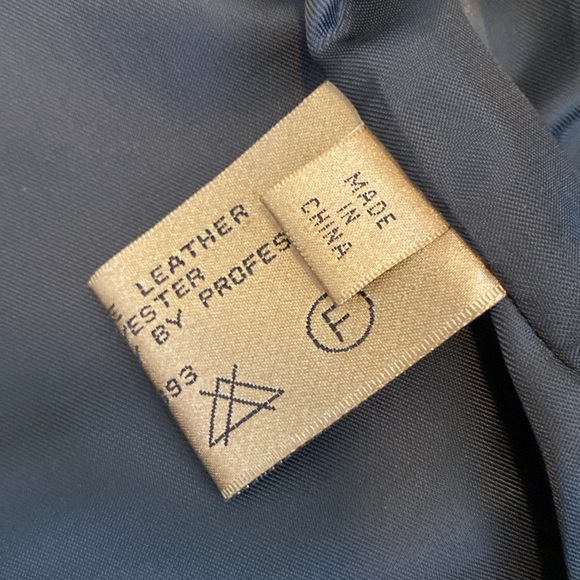 Rem Garson Women’s Black Leather Zip Vest - Picture 5 of 5